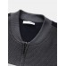 Men Patchwork Contrast Color Block Stand Collar Jackets