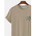 Men's Coconut Tree Cozy Casual Short Sleeve T-Shirt