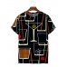 Men's Retro Geometric Short Sleeve T-Shirt